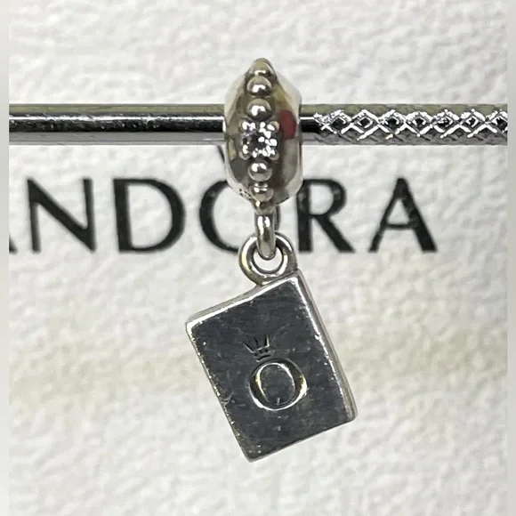 Authentic Pandora Passport Dangle Charm 925 ALE CZ Stone 791147CZ - Picture 4 of 4